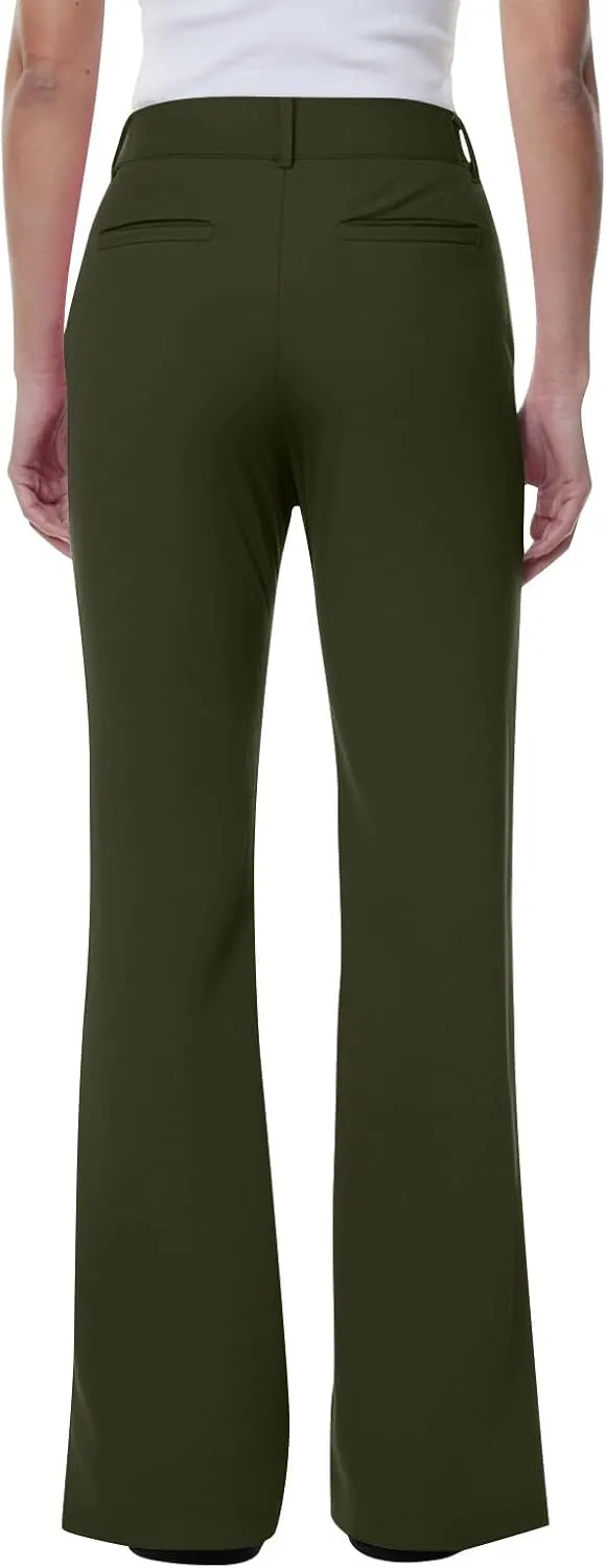 2025 Summer Women Work Business Pants High Waisted Flare Modern Comfortable Office Overalls Ladies Slacks