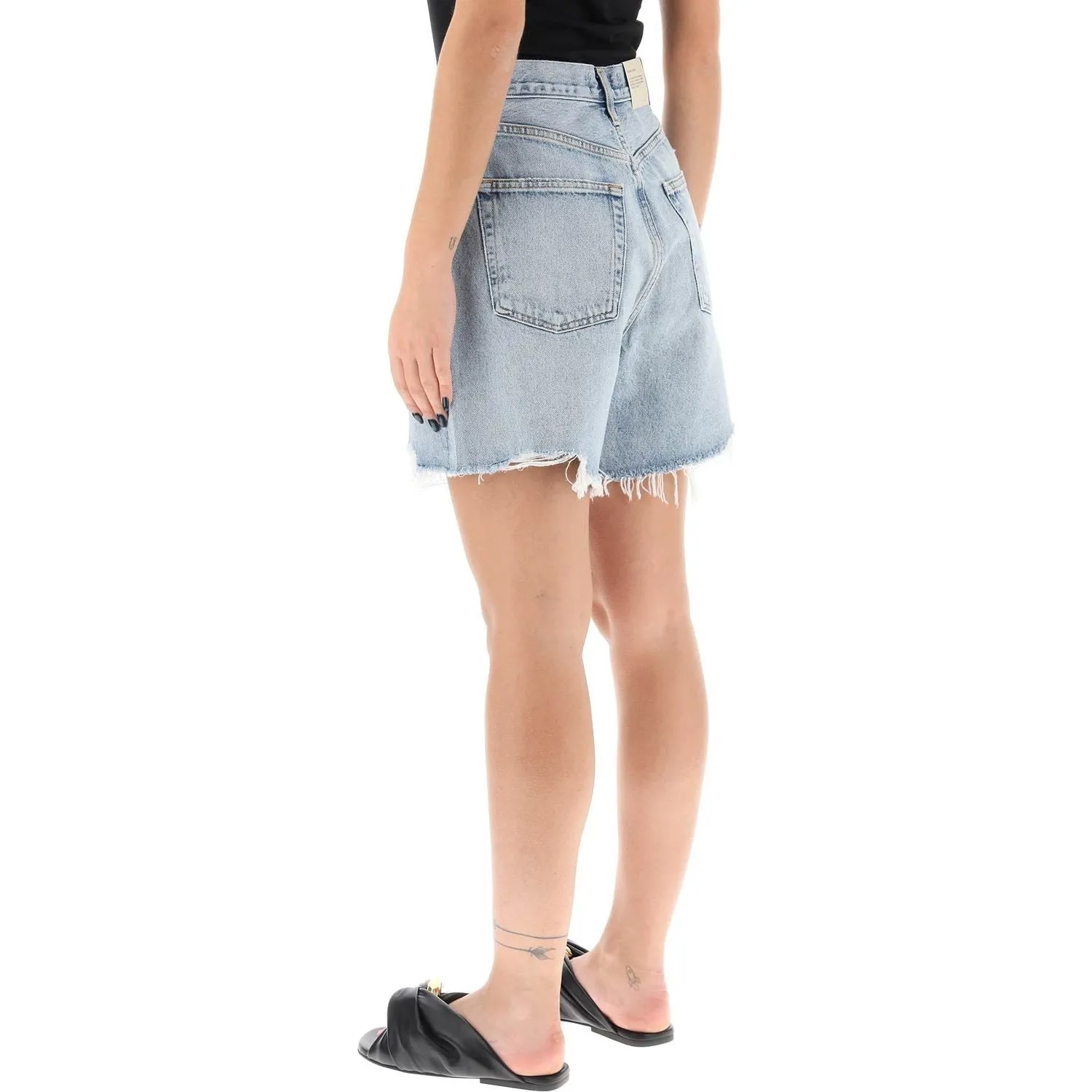 Agolde stella denim shorts