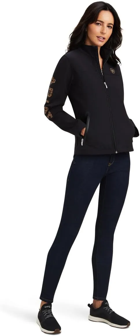 ARIAT Women's New Team Softshell, Rouge Red/Celestial Serape