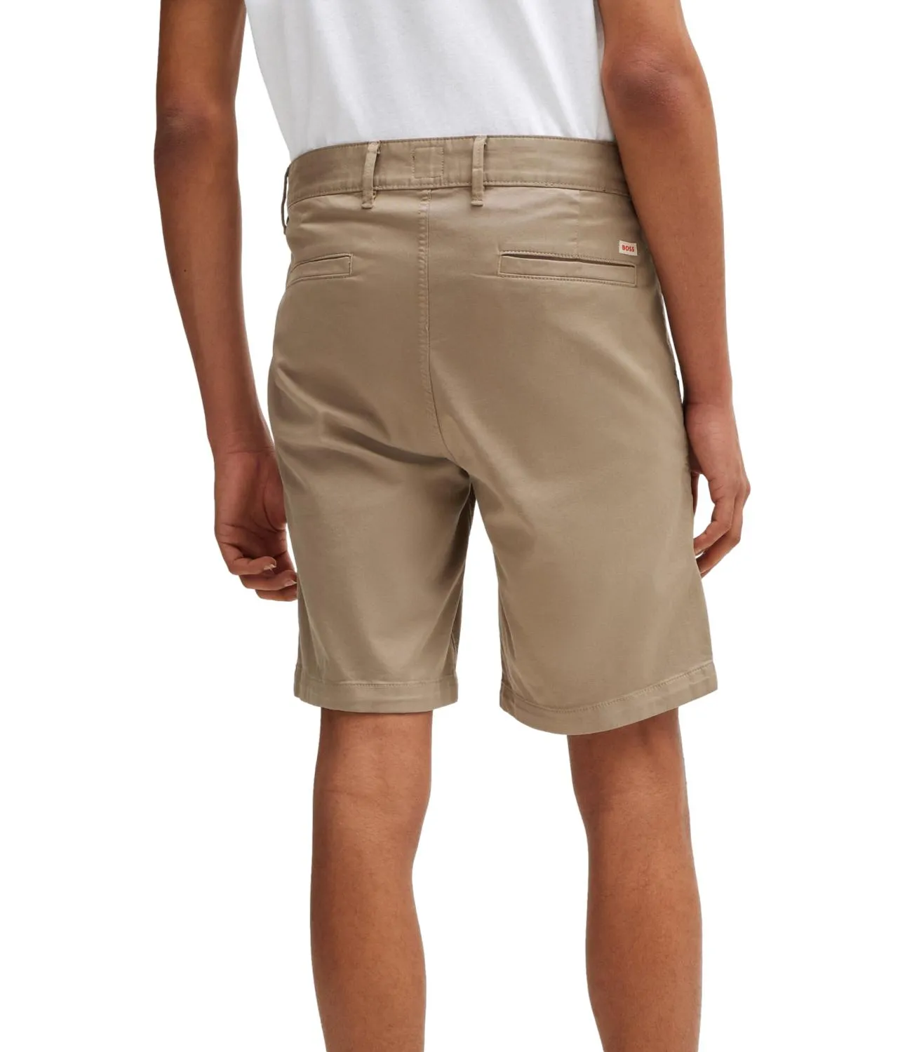 Bermuda Hugo Boss marrone in cotone