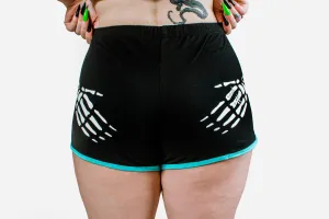 Blue Skeleton Shorts