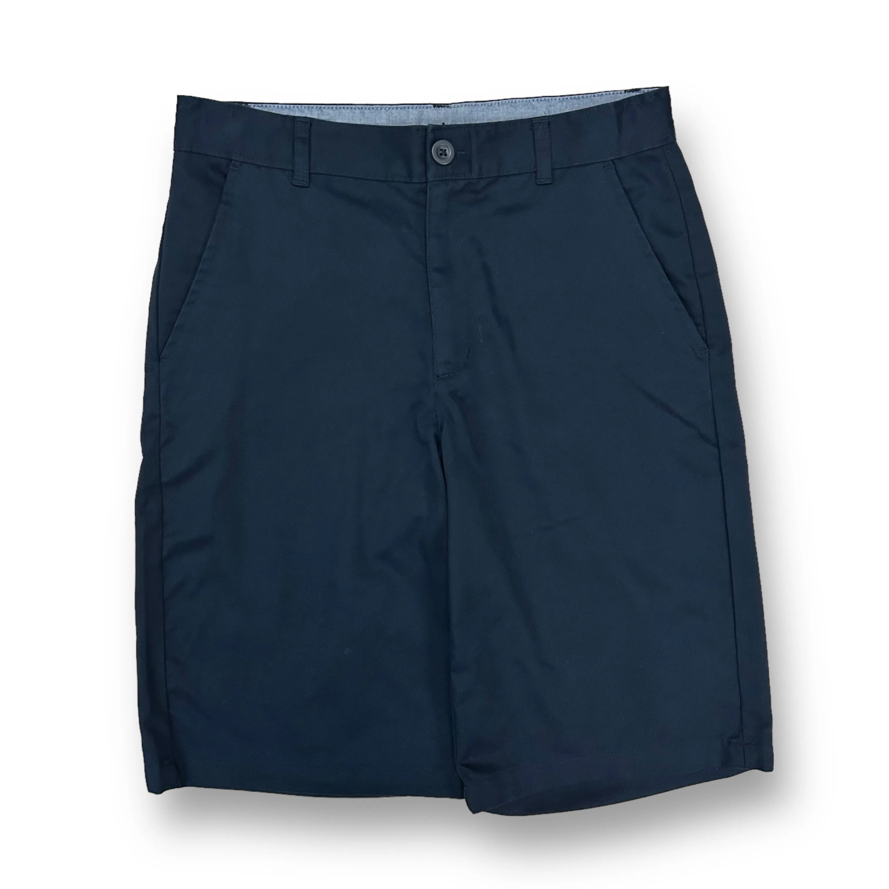 Boys Chaps Size 16 Navy Adjustable Waist Khaki Shorts