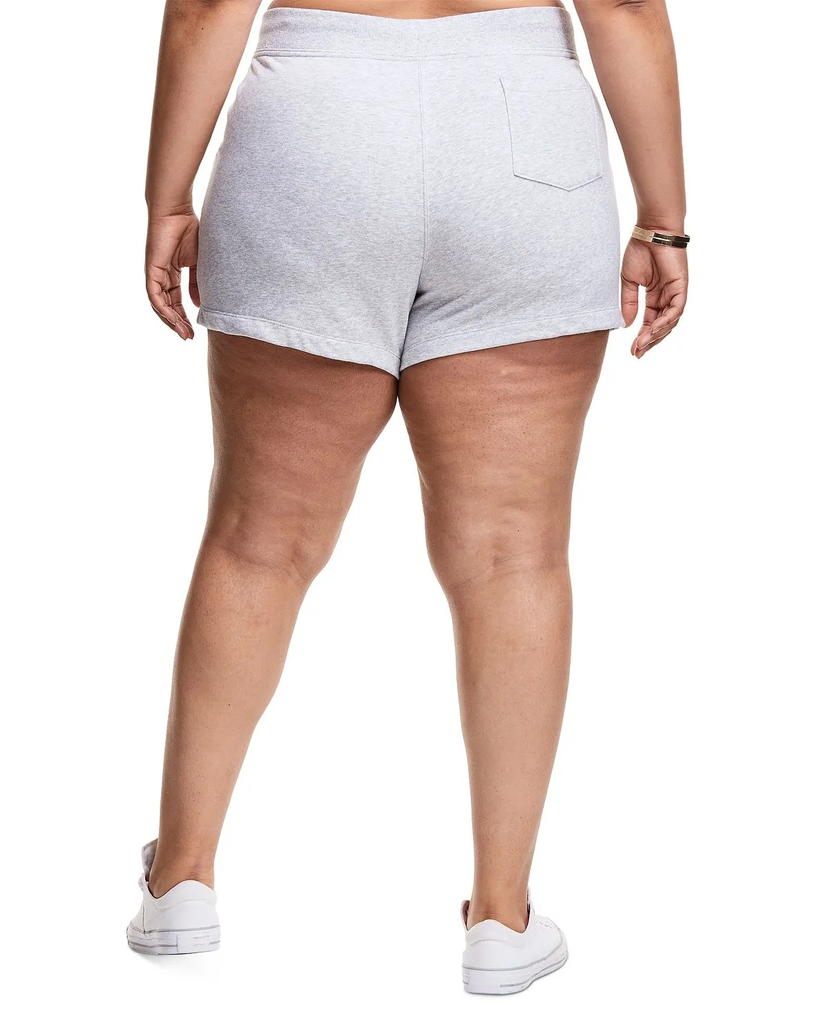 Champion Women's Campus Solid Shorts Gray Size 2X