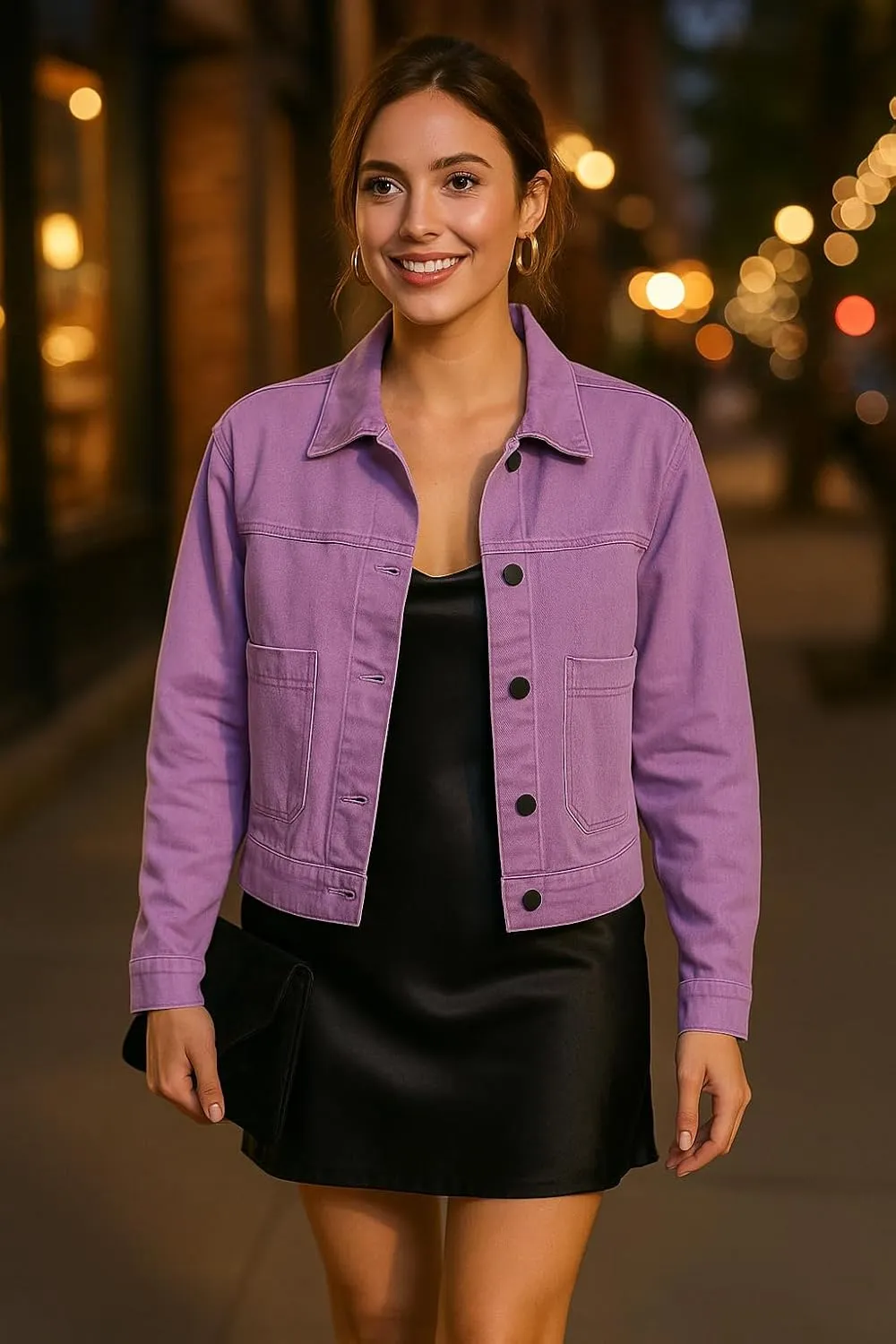 Classic- Oversized Button Up Denim Jacket