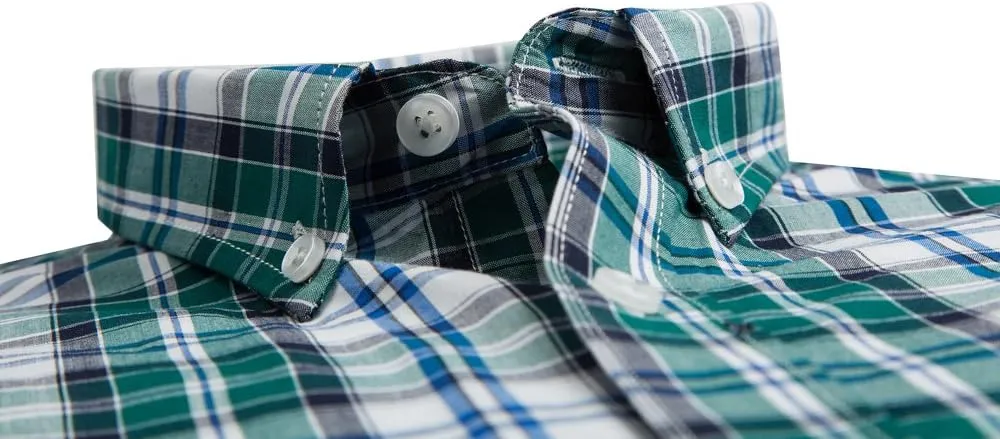 Double Pump Mens Button Down Shirts Cotton Long Sleeve Shirts Regular Fit