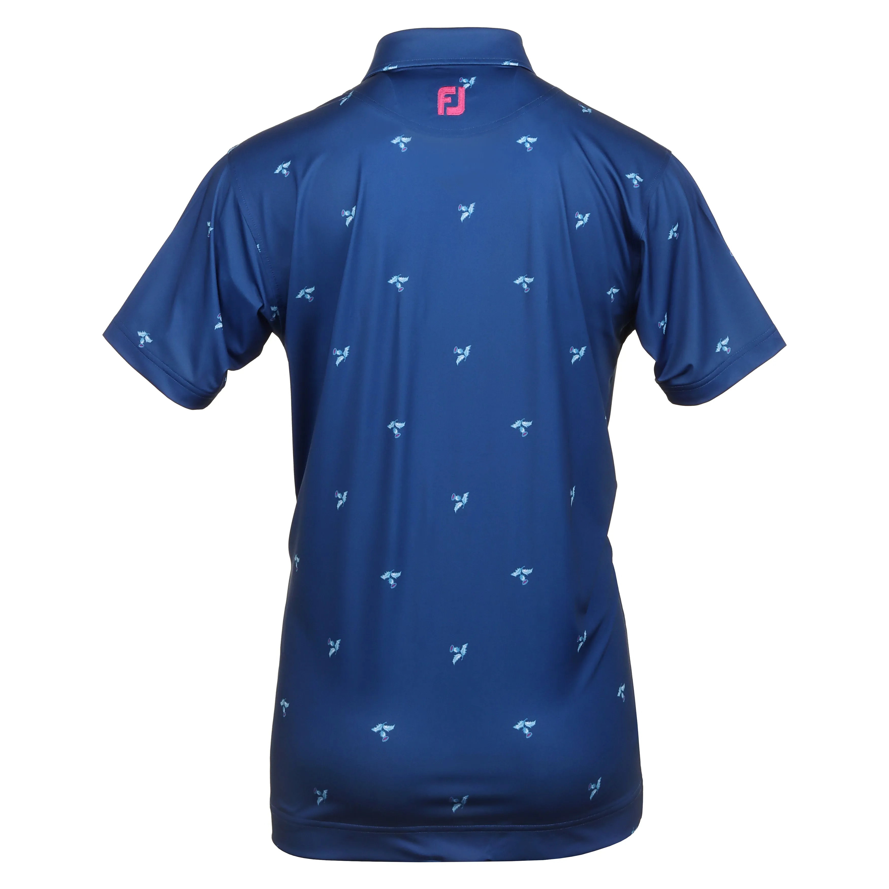 FootJoy Thistle Print Lisle Golf Shirt