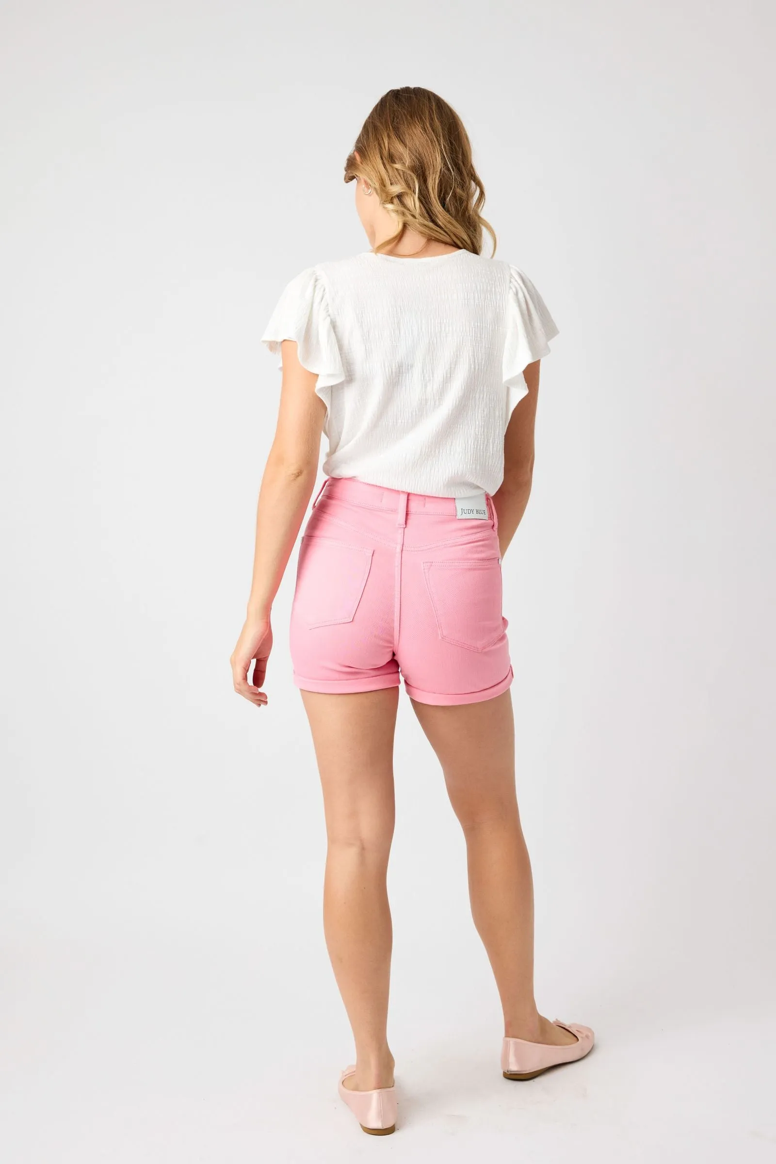 Judy Blue Tummy Control Cuffed Shorts - 150285