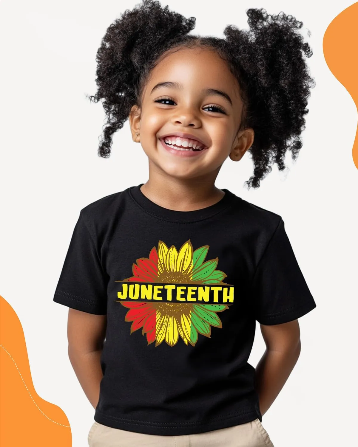Juneteenth Shirt for Toddler Boys Girls Kids Freedom Day Shirts 1865 Black History Tee Tops, 2T-8Y
