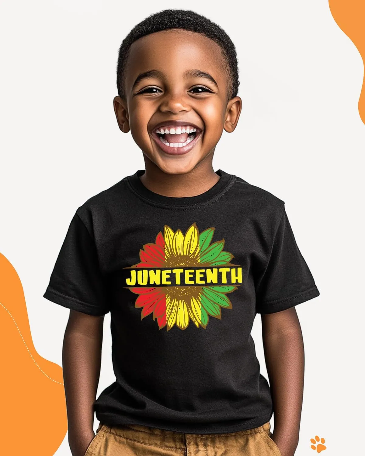 Juneteenth Shirt for Toddler Boys Girls Kids Freedom Day Shirts 1865 Black History Tee Tops, 2T-8Y