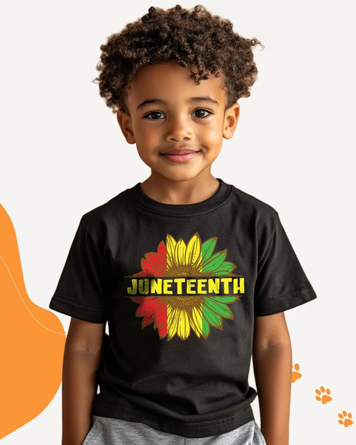 Juneteenth Shirt for Toddler Boys Girls Kids Freedom Day Shirts 1865 Black History Tee Tops, 2T-8Y