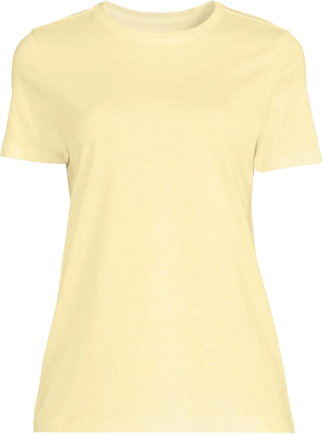 Lands' End Women's Relaxed American-Grown Supima Cotton Crew Neck T-Shirt
