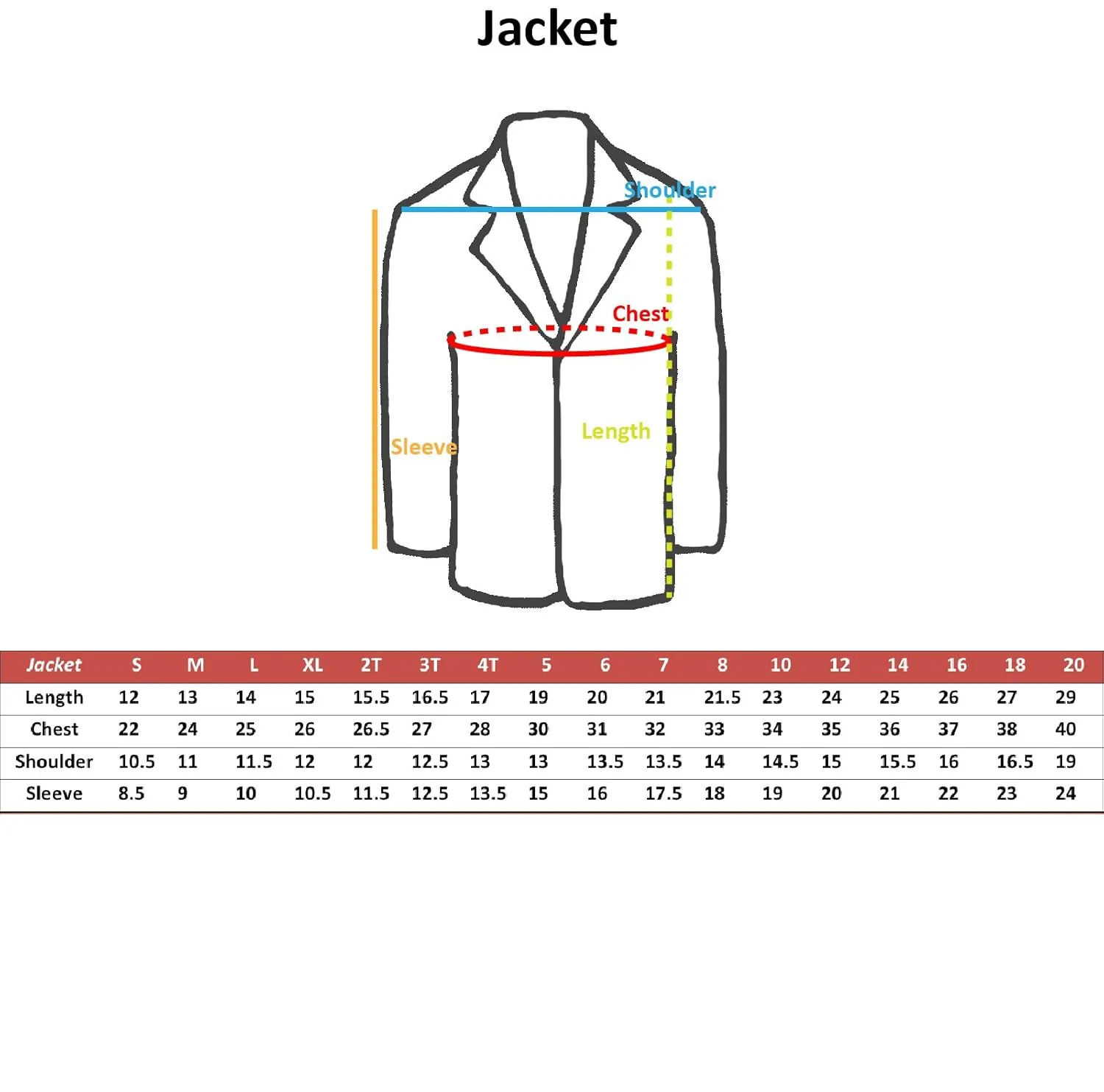 Little Baby Toddler Kids Boys White Notch Lapel Blazers Suits Jacket Size S-7 (Extra Large:(18-24 months))