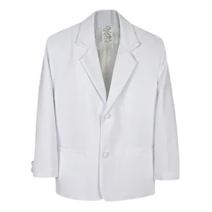 Little Baby Toddler Kids Boys White Notch Lapel Blazers Suits Jacket Size S-7 (Extra Large:(18-24 months))