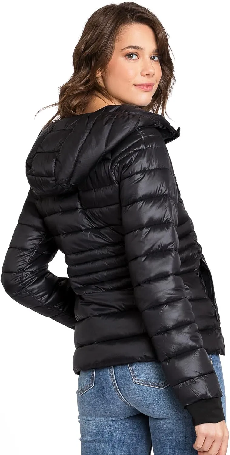 Love Tree Women's Packable Puffer Jacket - Ultra Lightweight Long-Sleeve Zip Up Puffer Jacket