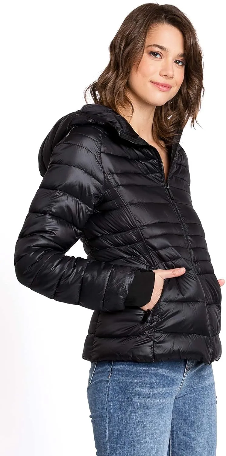 Love Tree Women's Packable Puffer Jacket - Ultra Lightweight Long-Sleeve Zip Up Puffer Jacket