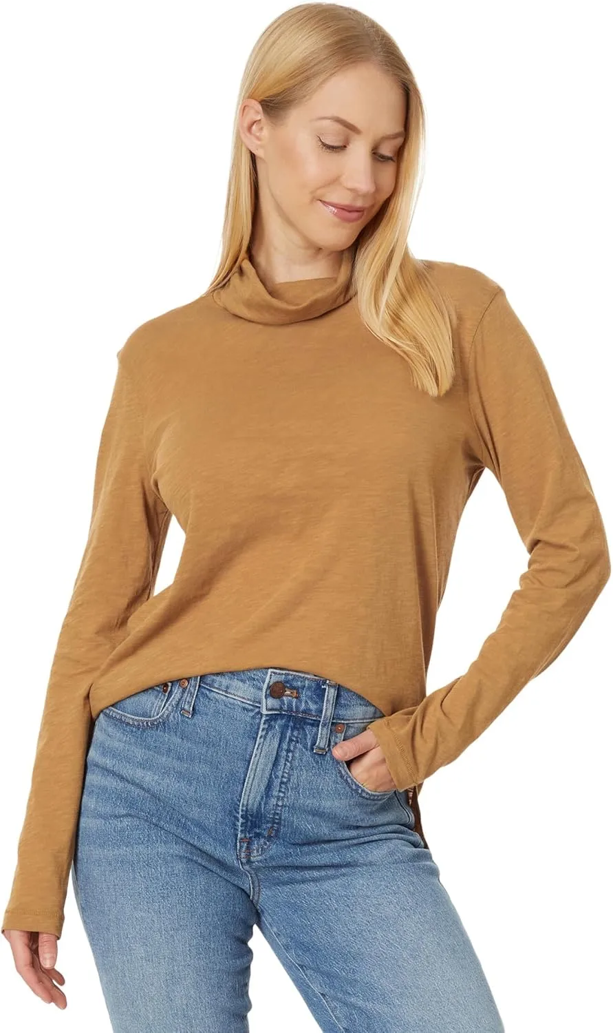 Madewell Whisper Cotton Turtleneck