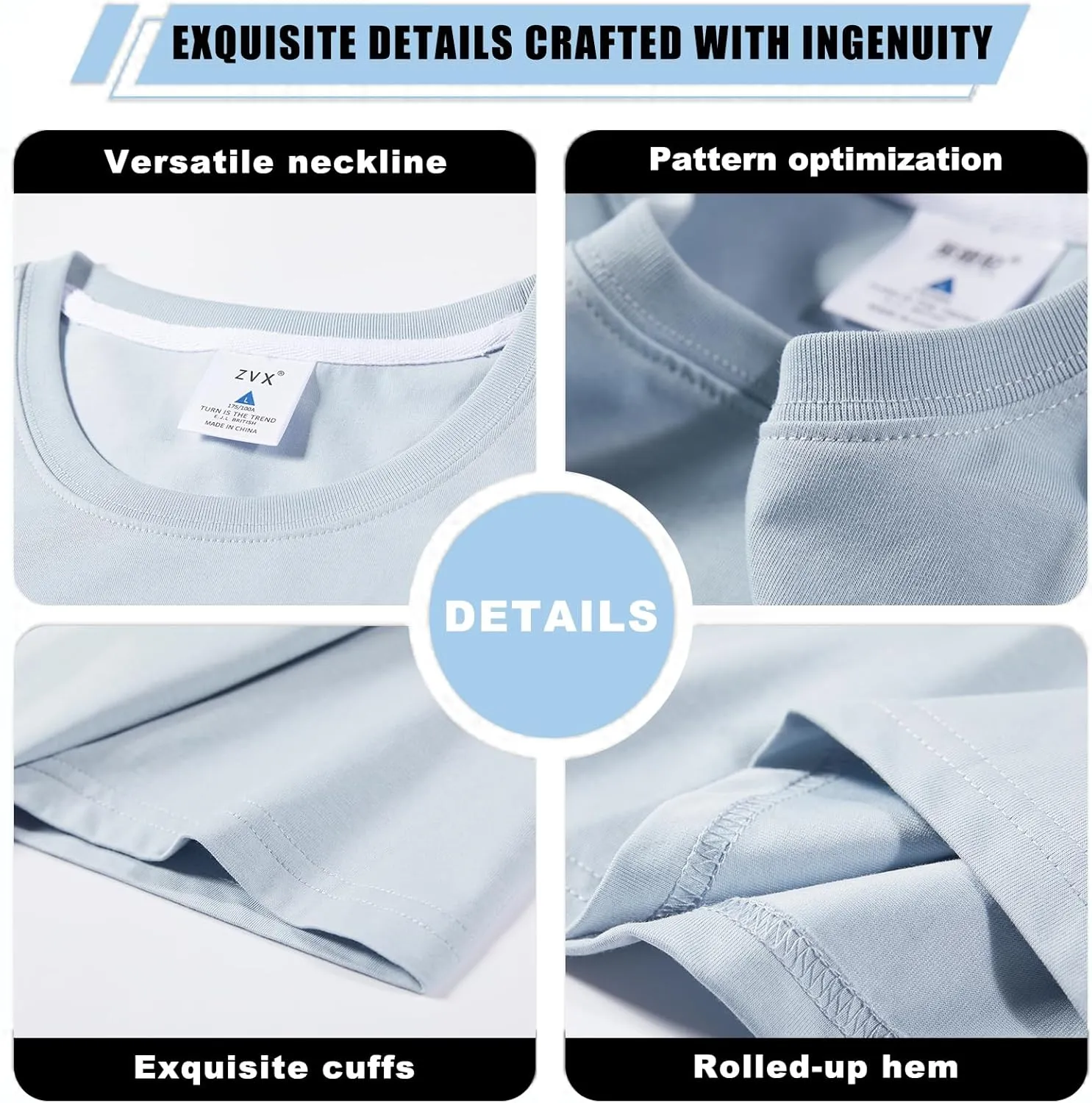 Men's Ice Silk T-Shirt, Quick Dry Casual Shirt, Classic Men's Solid Color T-Shirt