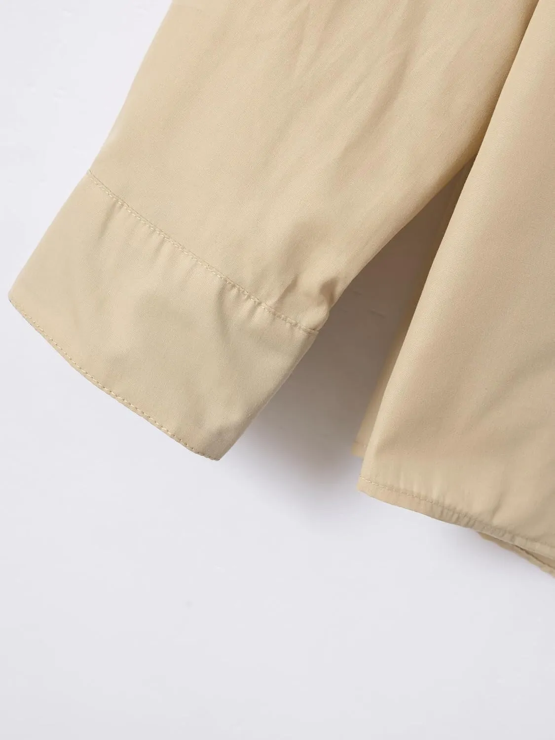 Mens Long Sleeve Stretch Stylish Shirts Wrinkle-Free Collar Dress Shirt Top Business Casual Button Down Tee Shirt