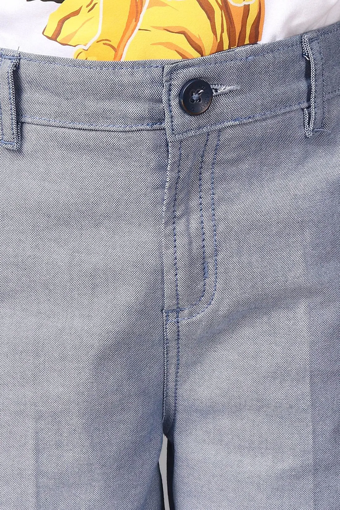 One Friday Kids Boys Blue Cotton Shorts