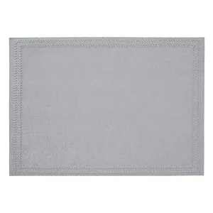 Paloma Silver Rectangle Placemats by Mode Living