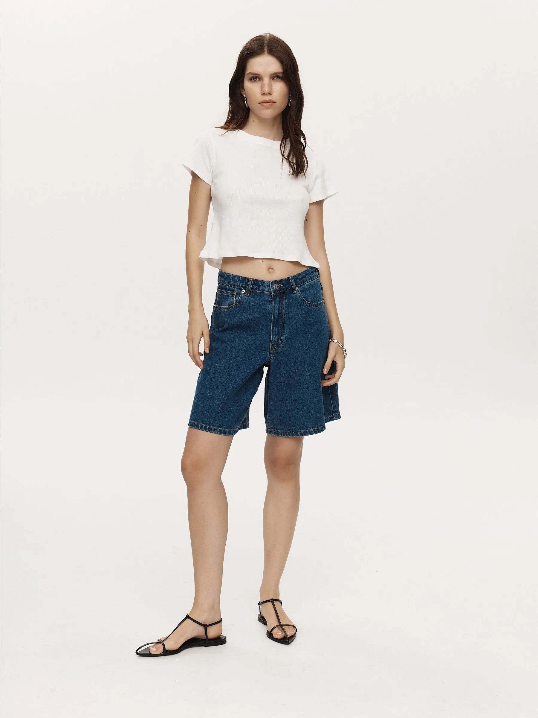 Relaxed Jean Short