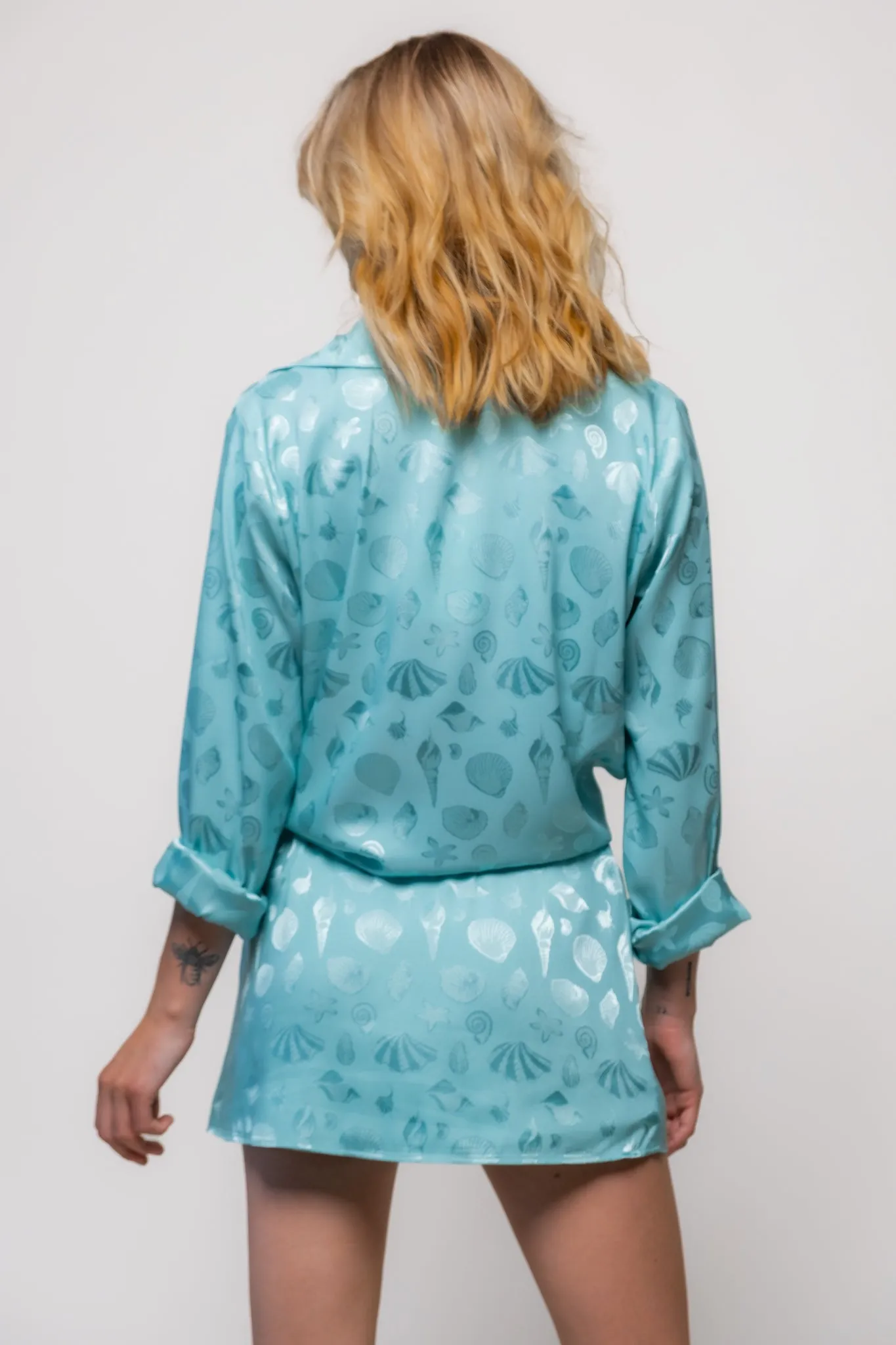 Show Me Your Mumu Smith Satin Buttondown