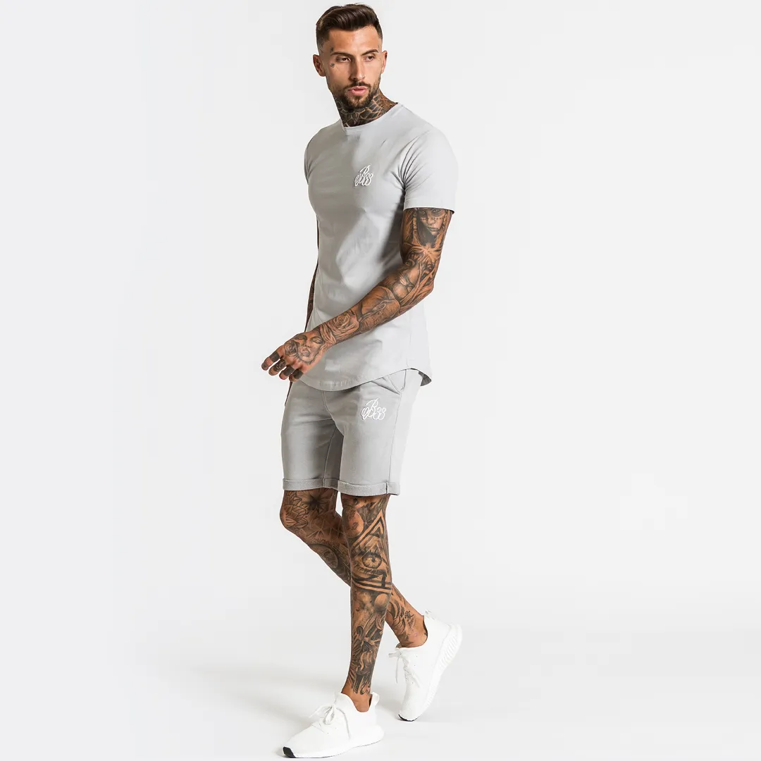 Signature Cotton Short - Light Grey