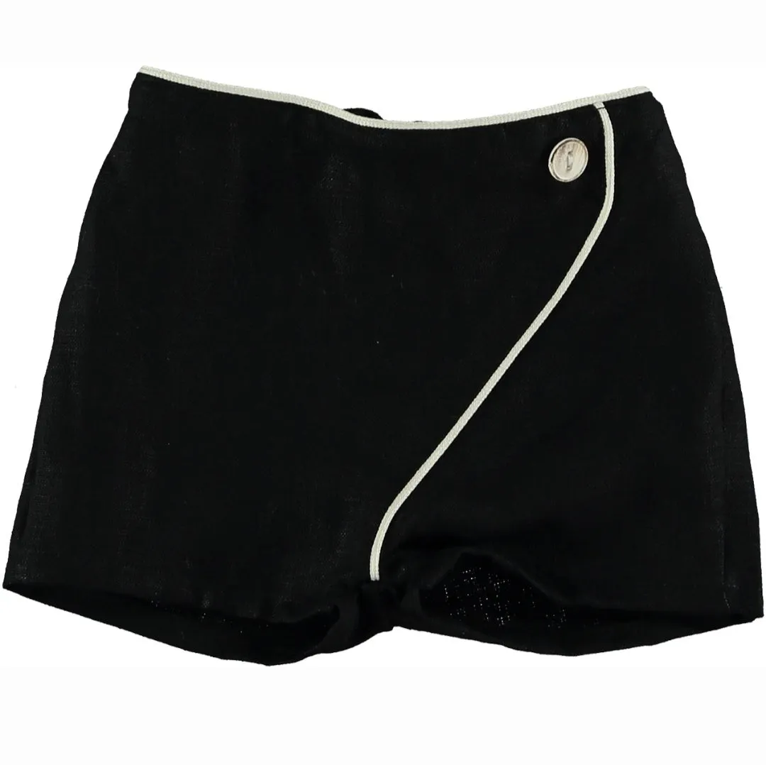 VIOLETA BLACK THOMAS SHORTS