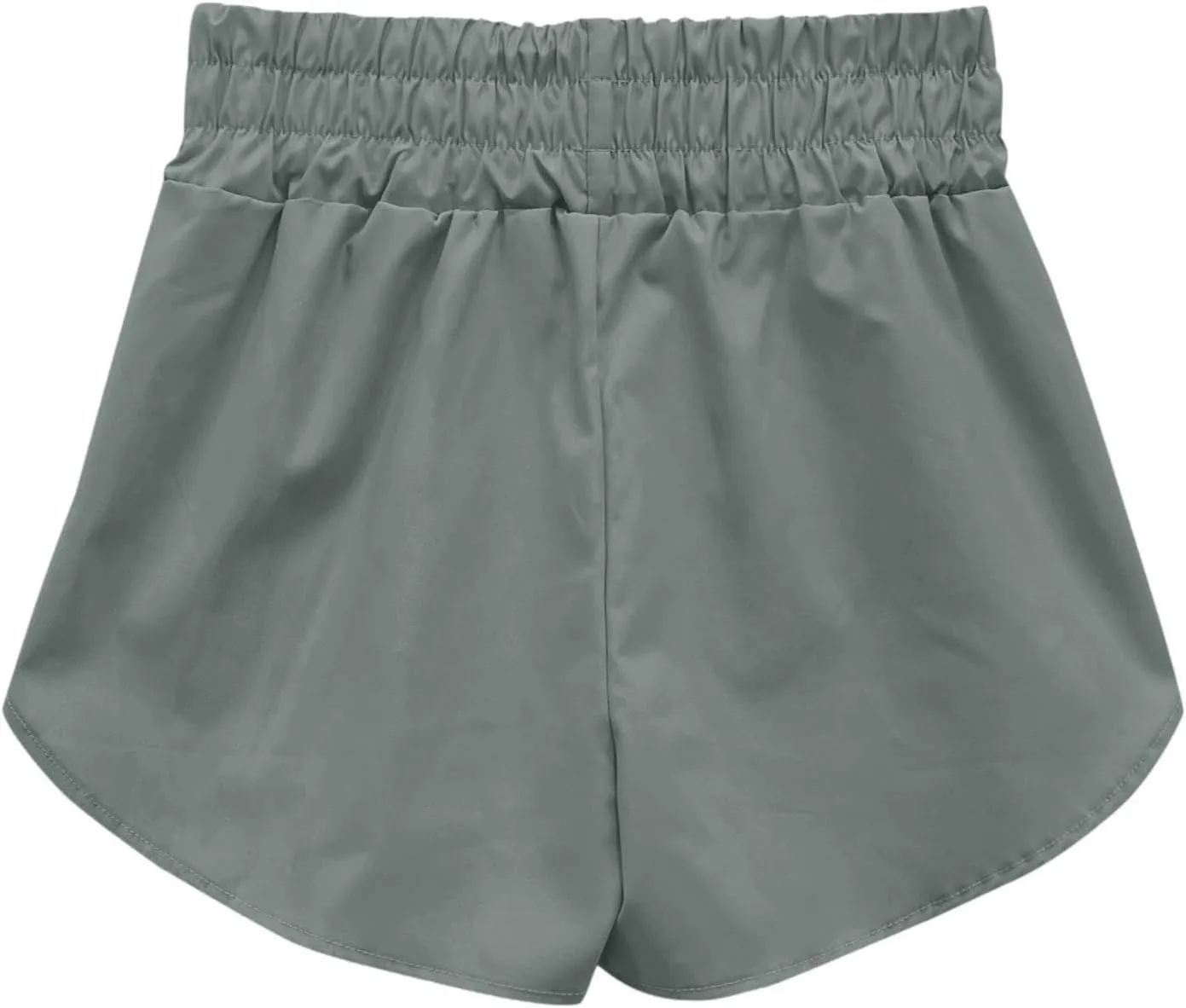 Womens High Waisted Running Shorts Side Split Drawstring Quick Dry Short Pants Outdoor Shorts for Athletic Gym Track Workout
