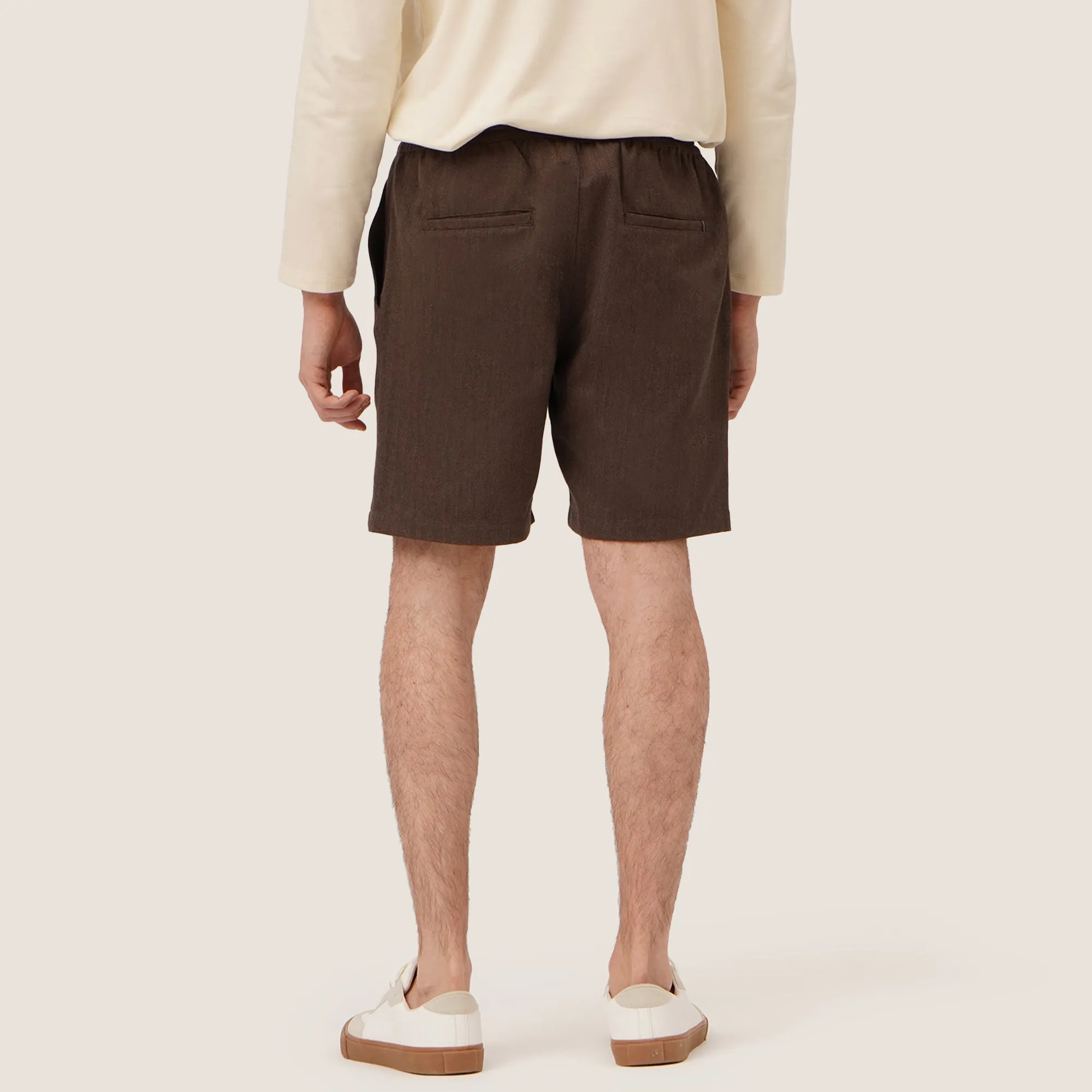 Woven Walkshorts With Button Closure