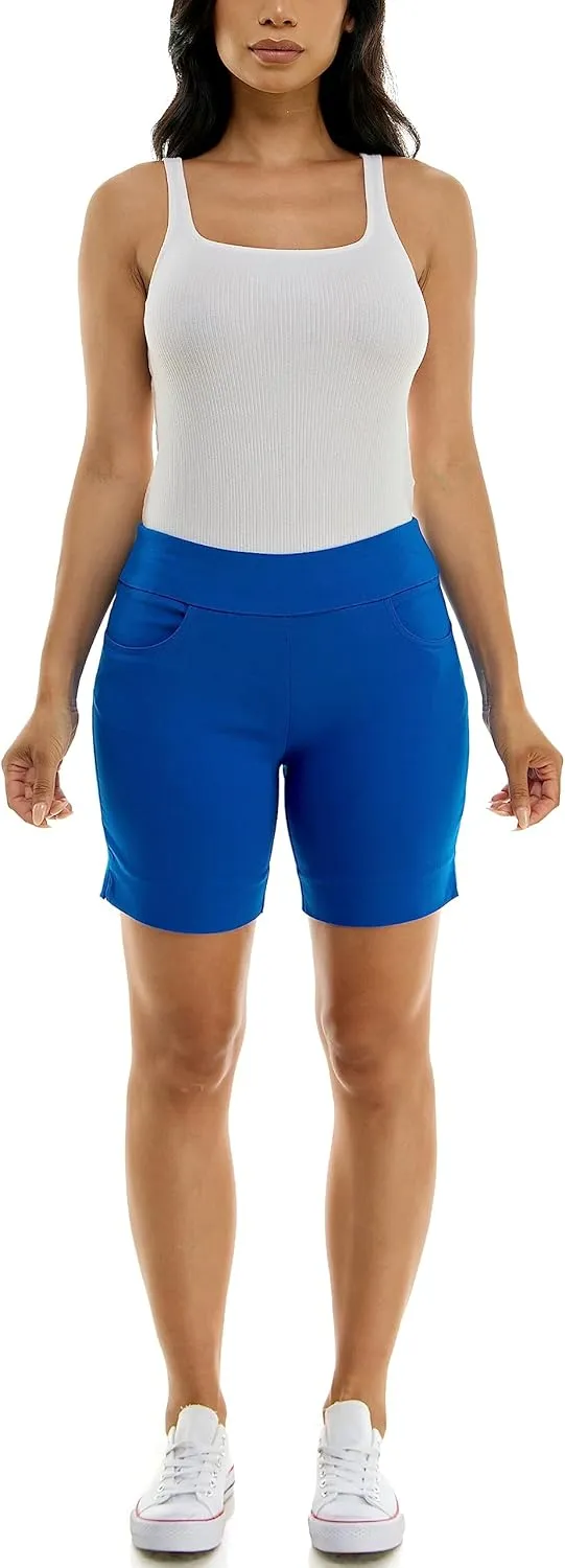 Zac & Rachel Women's Pull on Millennium Shorts W/Front Pockets