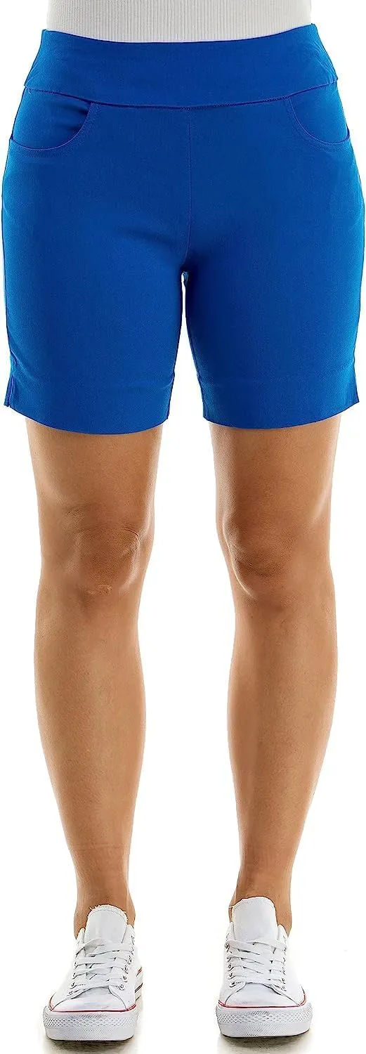 Zac & Rachel Women's Pull on Millennium Shorts W/Front Pockets